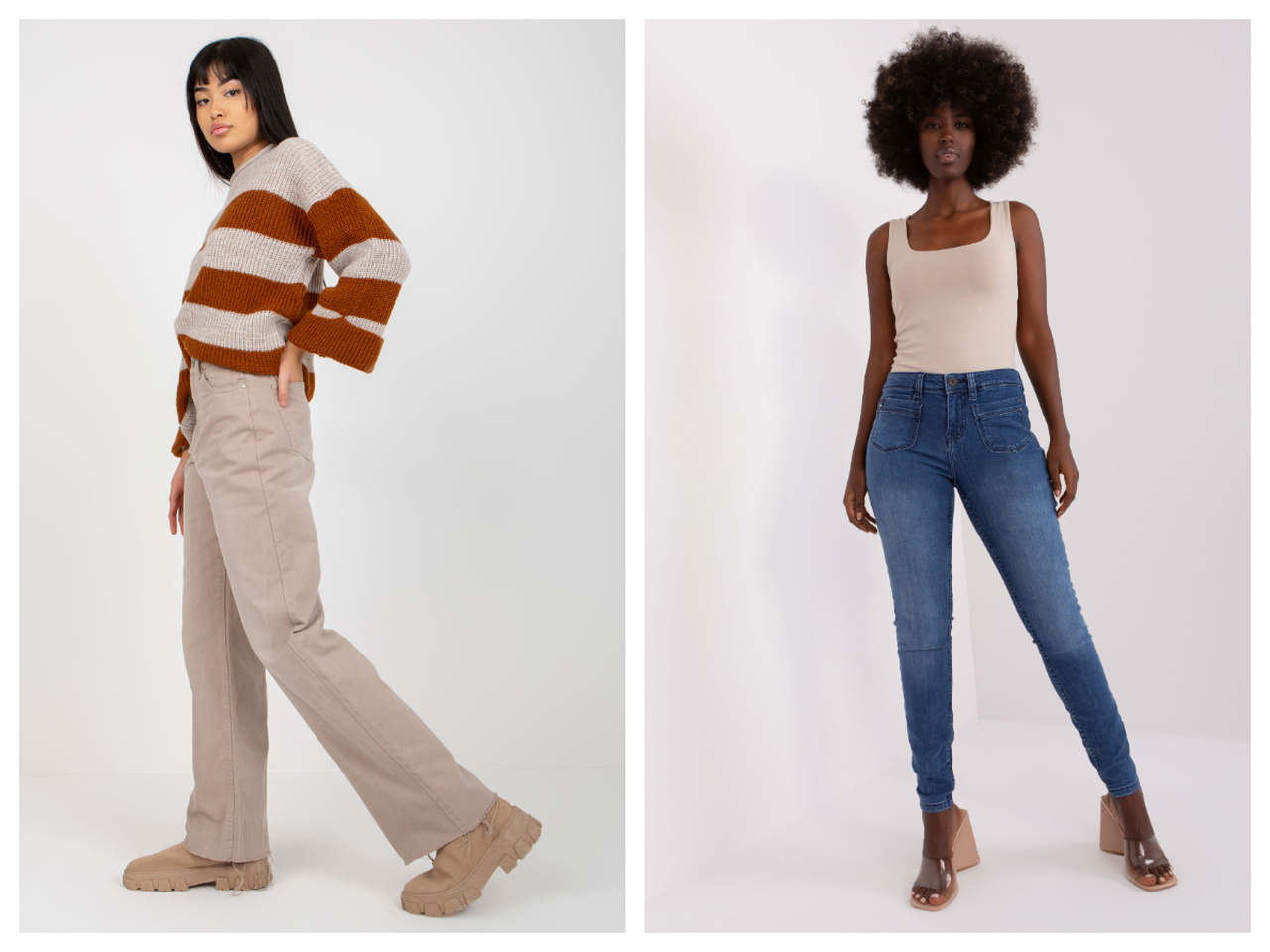 Dopasowane jeansy damskie w sprzedaży online