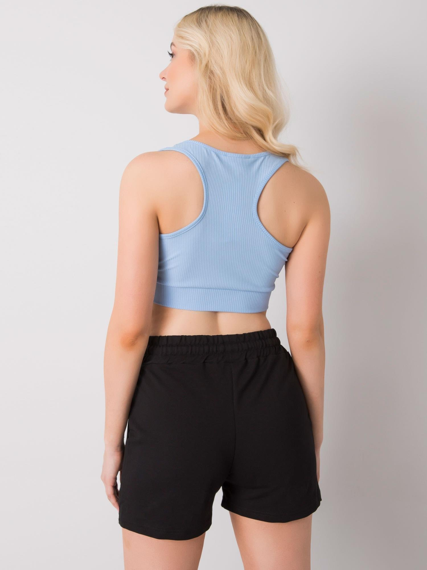 Jasnoniebieski crop top Lily RUE PARIS Jasnoniebieski crop top Lily RUE PARIS