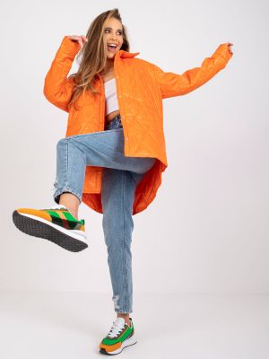 Pomarańczowa kurtka damska przejściowa Callie RUE PARIS