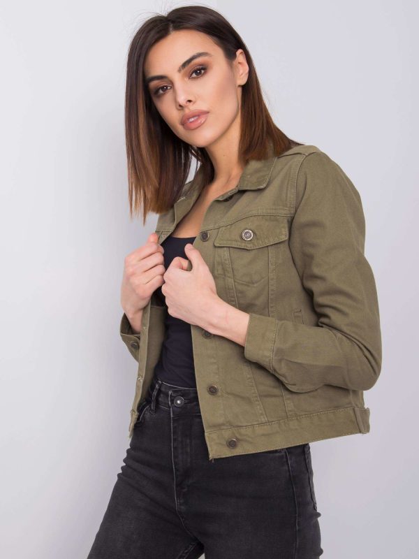 Khaki kurtka jeansowa Kamari RUE PARIS